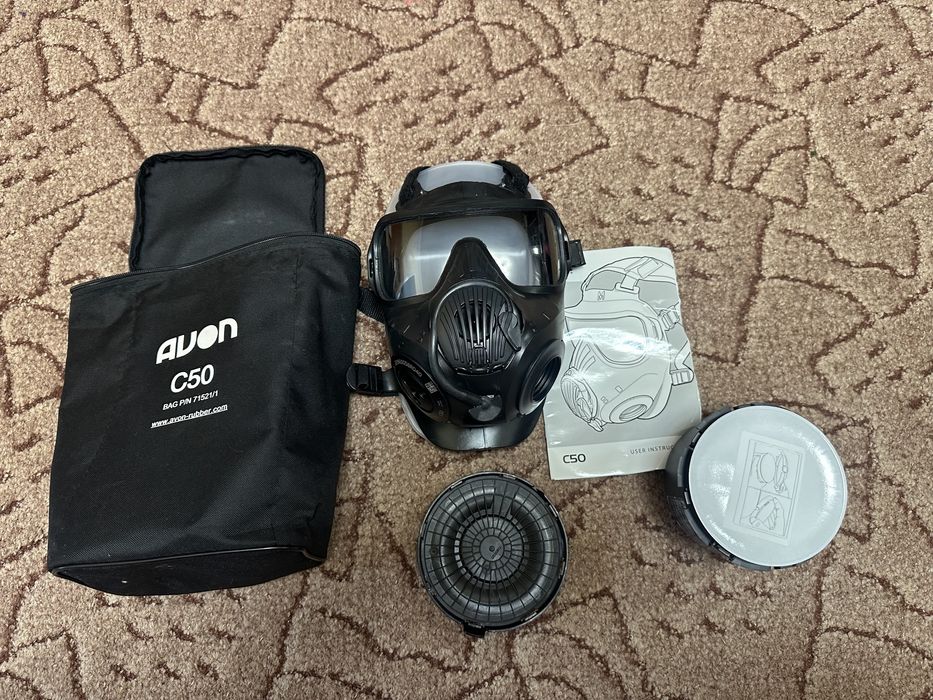 Топова маска-протигаз NATO Avon C50 та Avon FM50, нова з фільтрами
