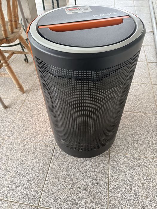 Hotspot com botija de gas cheia