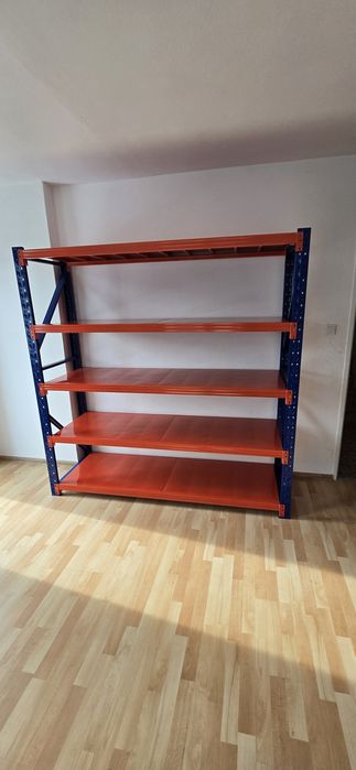 Faktura! REGAŁY metalowe 5-półkowy 200x200x60cm NOWE