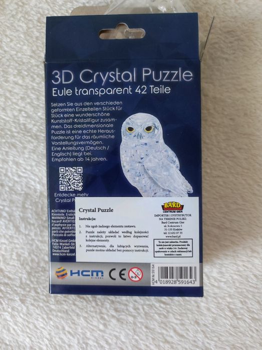 3D Crystal Puzzle Sowa