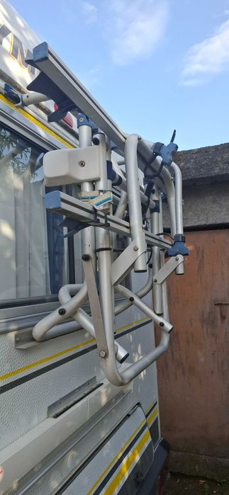Porta bicicleta rebativel para autocaravana