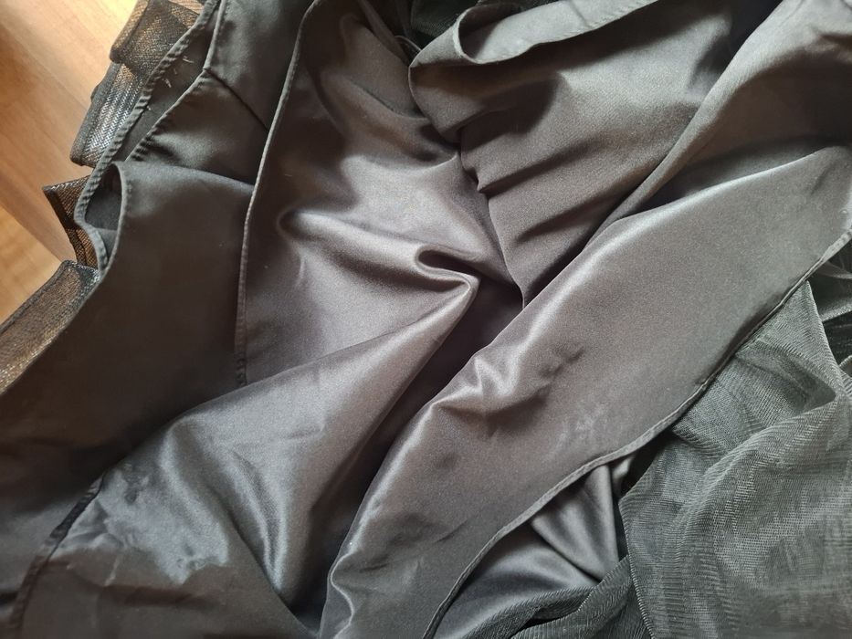 Dluga czarna spódnica tiulowa MaScara London