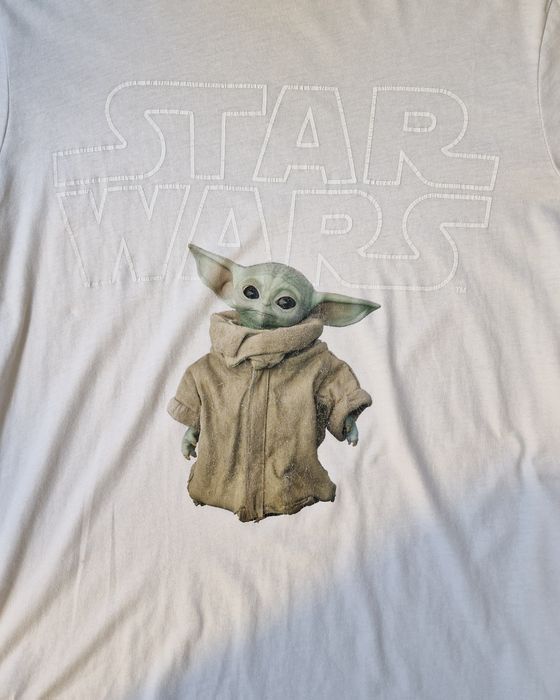 Koszulka damska t-shirt 38 M H&M star wars baby Yoda 100% bawełna
