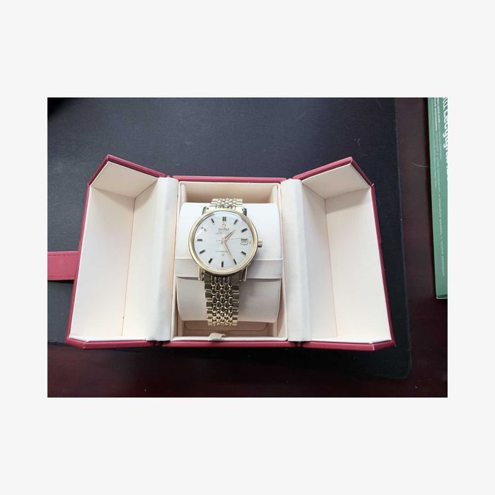 Złota OMEGA Constellation Automatic Chronometer