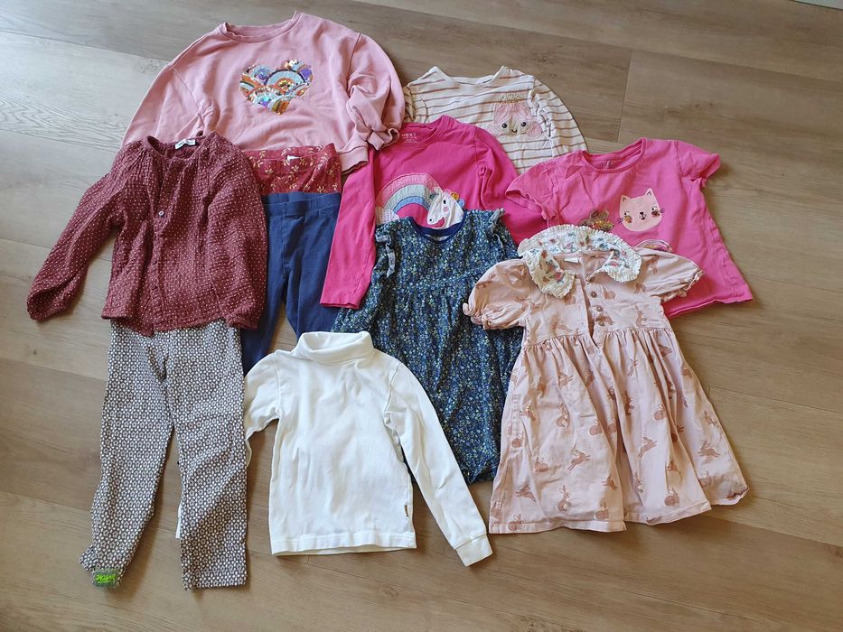 Набір одягу на дівчинку 5р 110 см Next костюм плаття футболка кофта