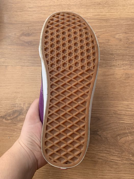 Filletowe tenisówki Vans Old School