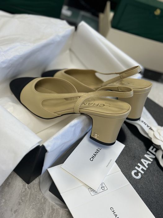 36,37 слингбеки слінгбеки мериджейн туфлі шанел chanel