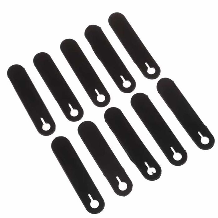 Abraçadeiras elásticas de borracha para moto - 10 Unidades (5 ou 8 cm)