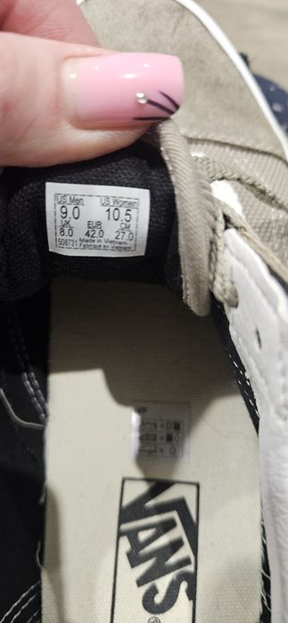 Nowe trampki tenisówki Vans męskie