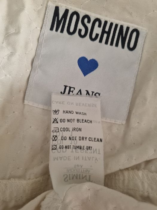 Casaco Moschino Branco Lantejoulas