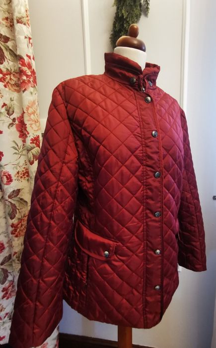 Kurtka pikowana, bordowa