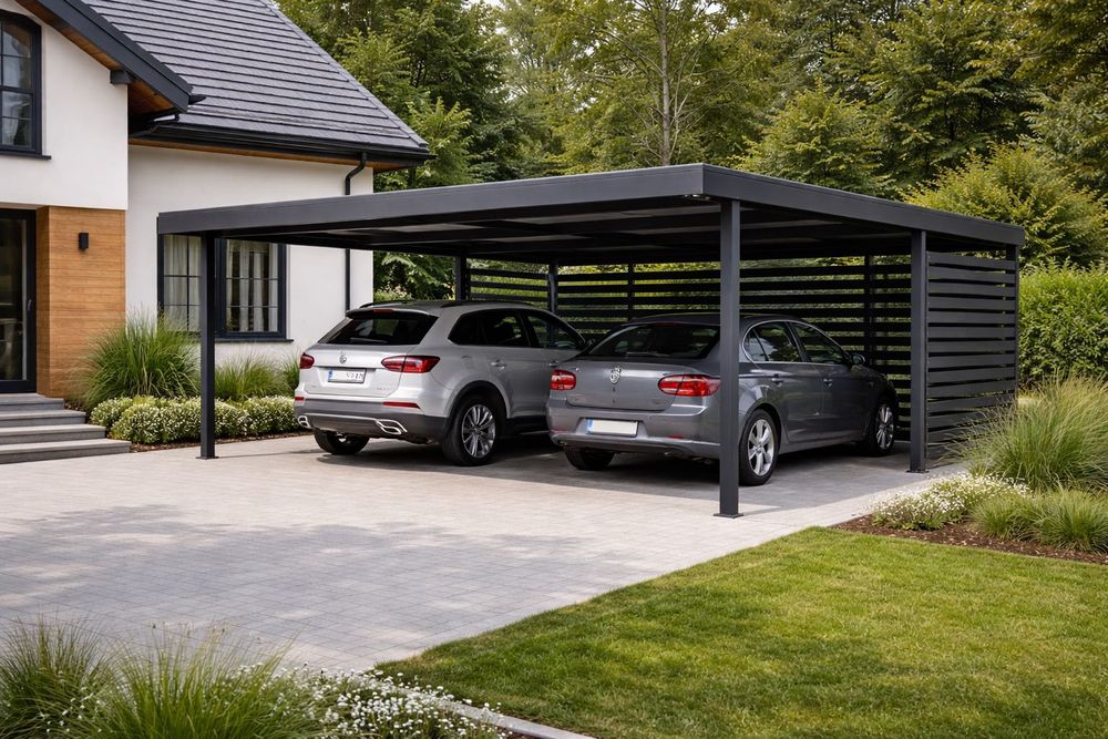 Wiaty zadaszenia garaże