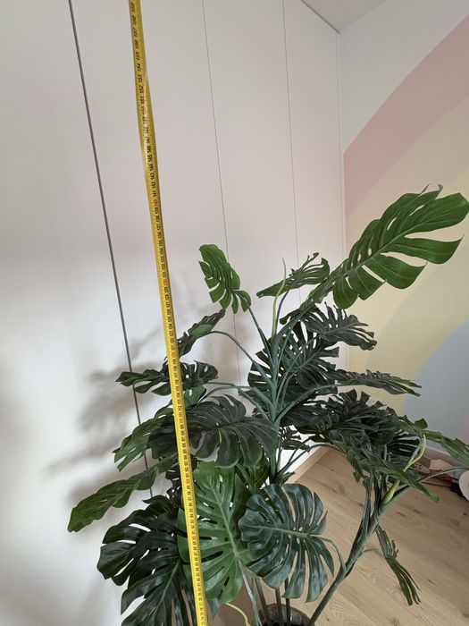 Kwiat monstera sztuczny duży