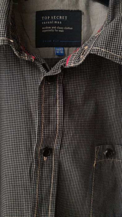 Koszula męska slim fit krata