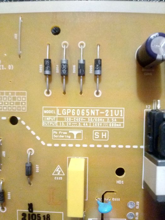 LG 65NANO753PR (zasilacz, inwerter))