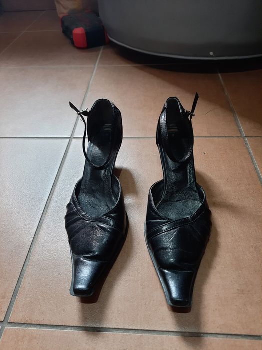 Buty na obcasie -czarne