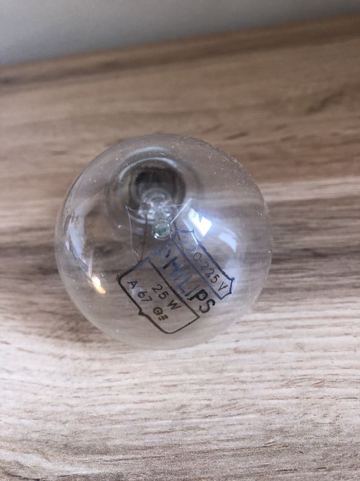 Stara żarówka Philips PRL antyk