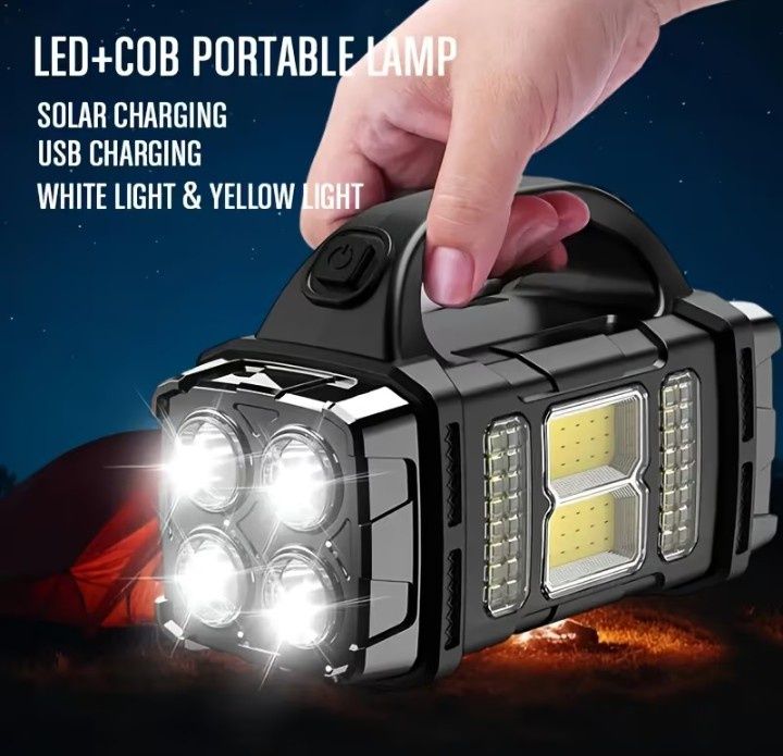 Portatil Versátil, Recarregável Via Solar