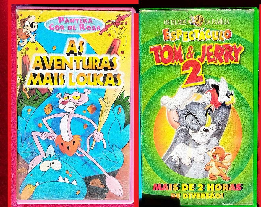 Lote Conjunto de VHS Duplos