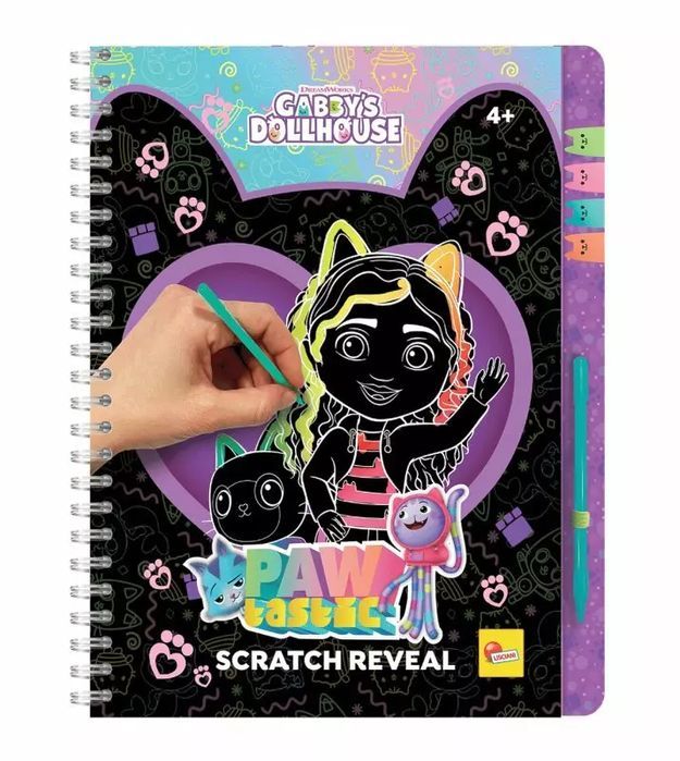 Koci Domek Gabi Sketchbook Scratch Reveal. Lisciani
