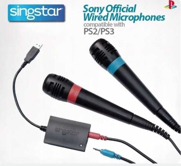Zestaw mikrofonów SingStar PS2 PS3