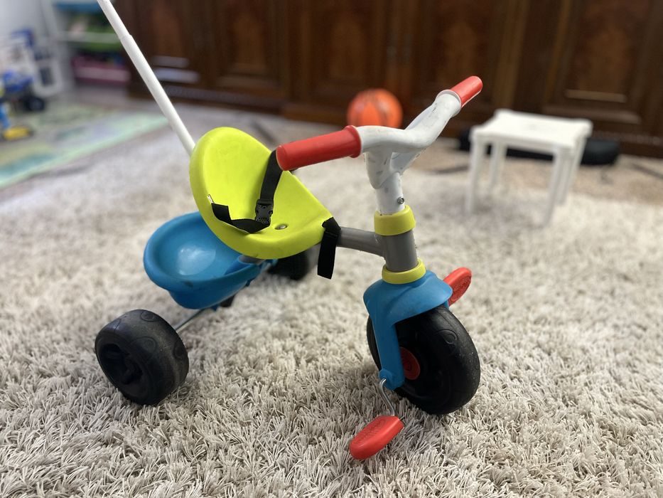 Triciclo Evolutivo para crianças com barra parental