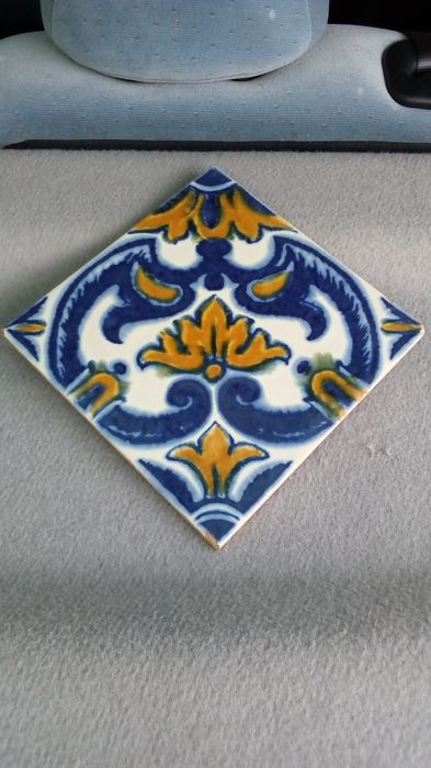 Azulejos azuis vários formatos