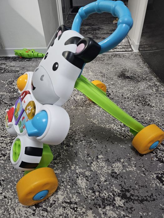 Музична каталка-ходунки Fisher-Price «Зебра»  6-36 місяців