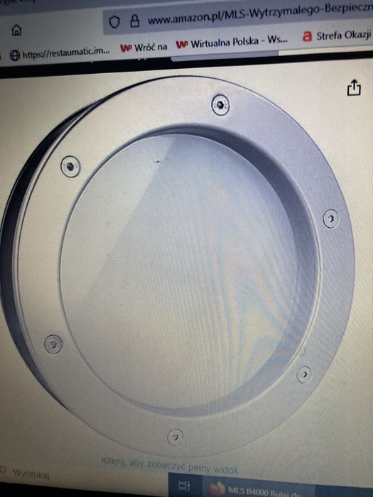 Bulaj do drzwi z aluminium 300mm