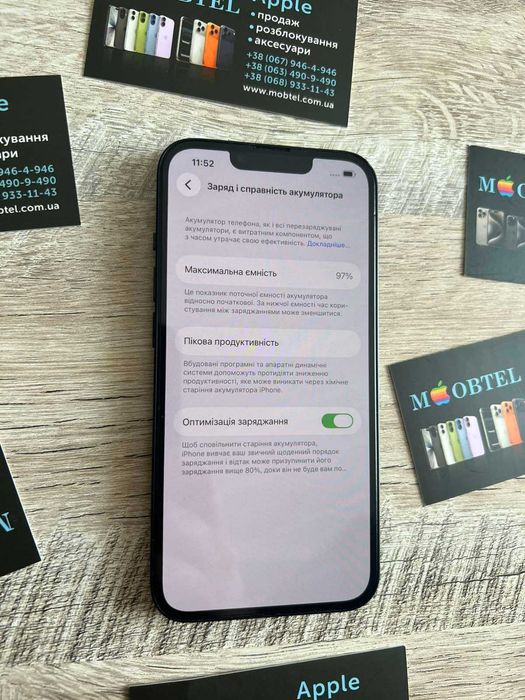 iPhone 13 128 gb физ сим+е сим  айфон акб 97%
