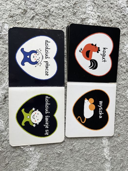 Książeczki kontrastowe 6+