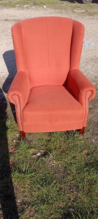 Fotel uszak jak Ikea strandmon retro stylowy vintage