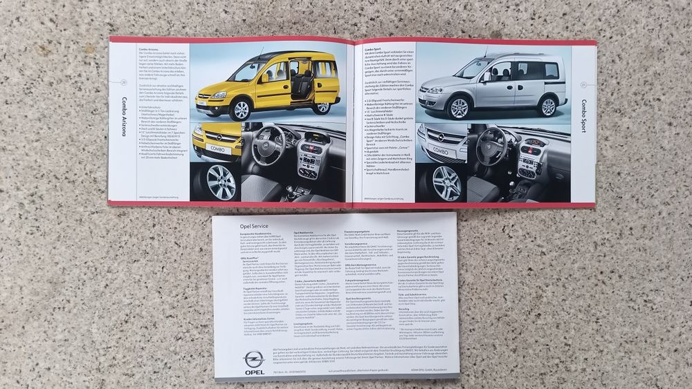 OPEL Combo Prospekt
