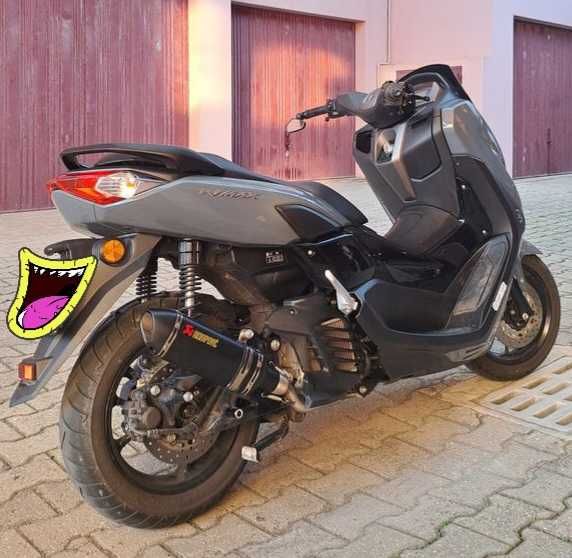 Escape Yamaha NMAX 2021 novo akrapovic