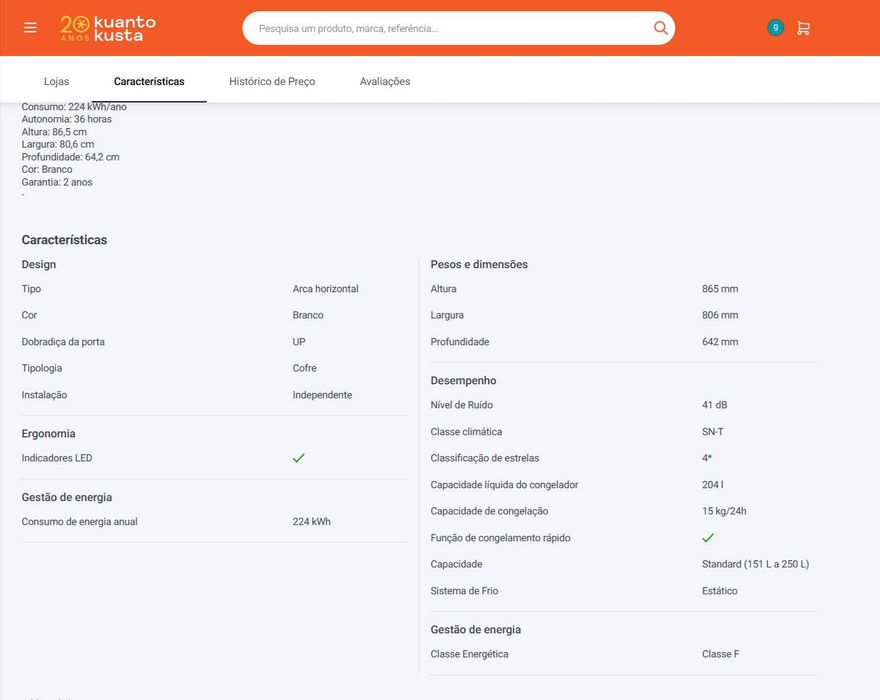 Arcas congeladoras Indesit  207L