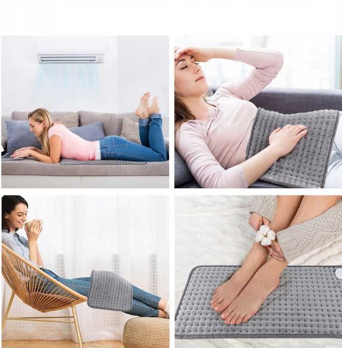 Duża poduszka elektryczna mata rozgrzewająca XL 60x30