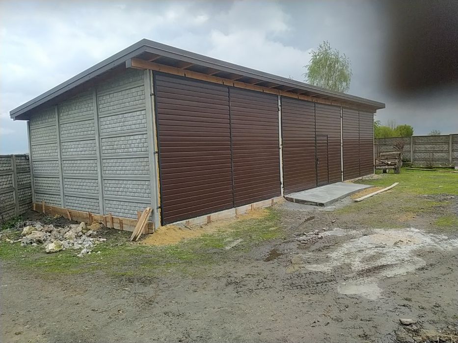 Montaż ogrodzeń betonowych i panelowych, wiat, garaży.