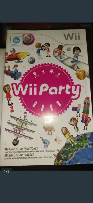 Manual jogo Nintendo Wii Party