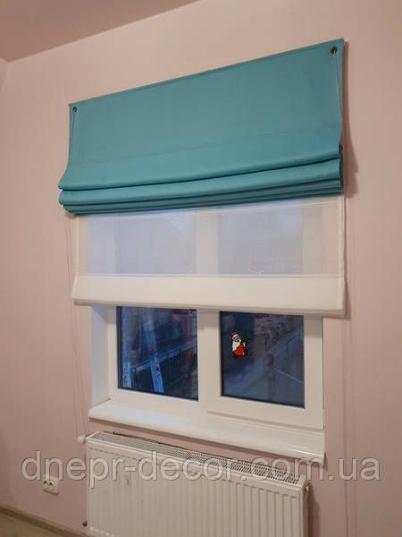 Римські штори, римские шторы, твин с тюлью , ролеты, жалюзи, ролети ...