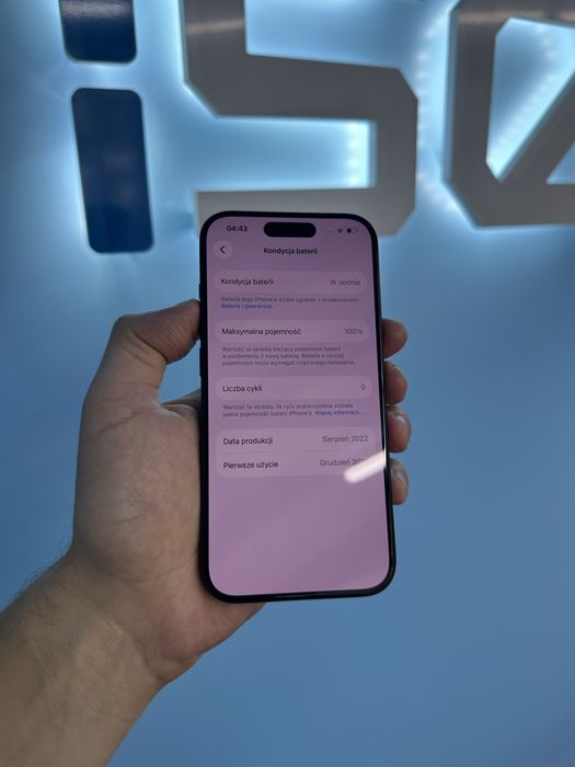 iPhone 15 PRO 128GB BATERIA 100% GWARANCJA 12 miesiecy !!!