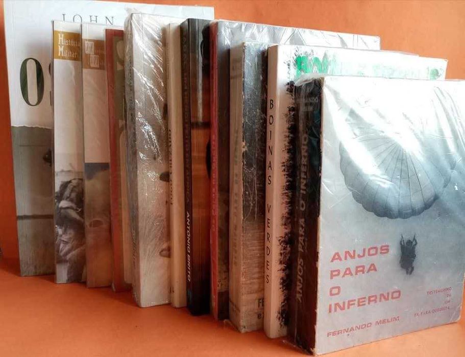 LOTE DE 12 LIVROS DE PÁRA-QUEDISTAS - Diversos preços