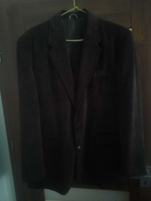 marynarka męska sztruksowa sztruks brąz nowa 58/188