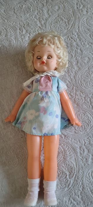 Duża lalka, zabawka PRL vintage