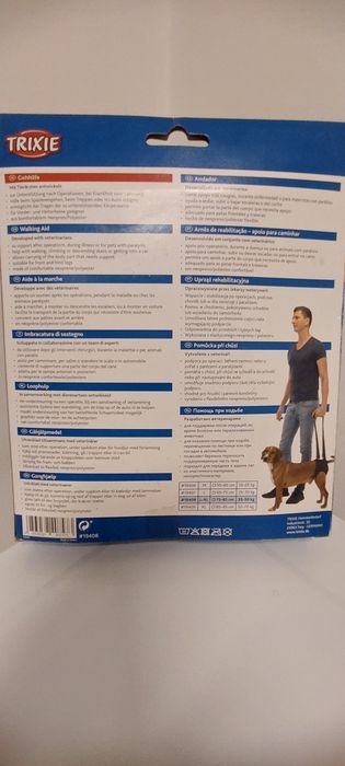 Arnês reabilitação cão novo