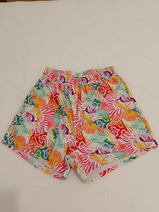 Calções com padrão tamanho S