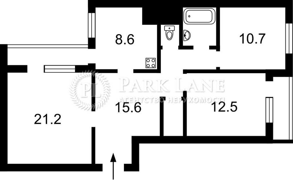 3-кімнатна квартира за адресою (площа 81 м²) - Atlanta.ua - фото 19
