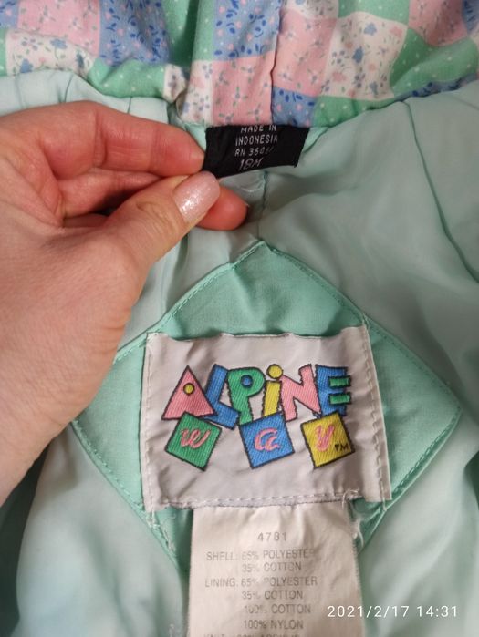 Детский комбез весна