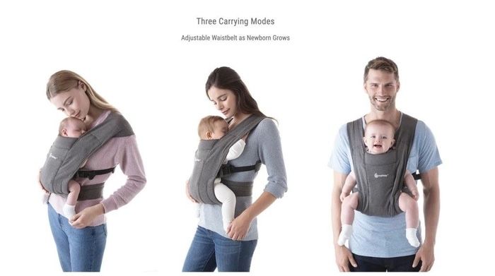Marsúpio Ergobaby Embrace Preto