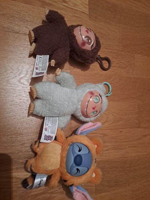 3 maskotki breloczki