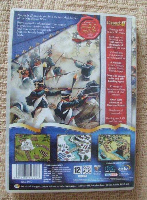 Kozacy II - Cossacks II - PC 2xCD - wydanie angielskie